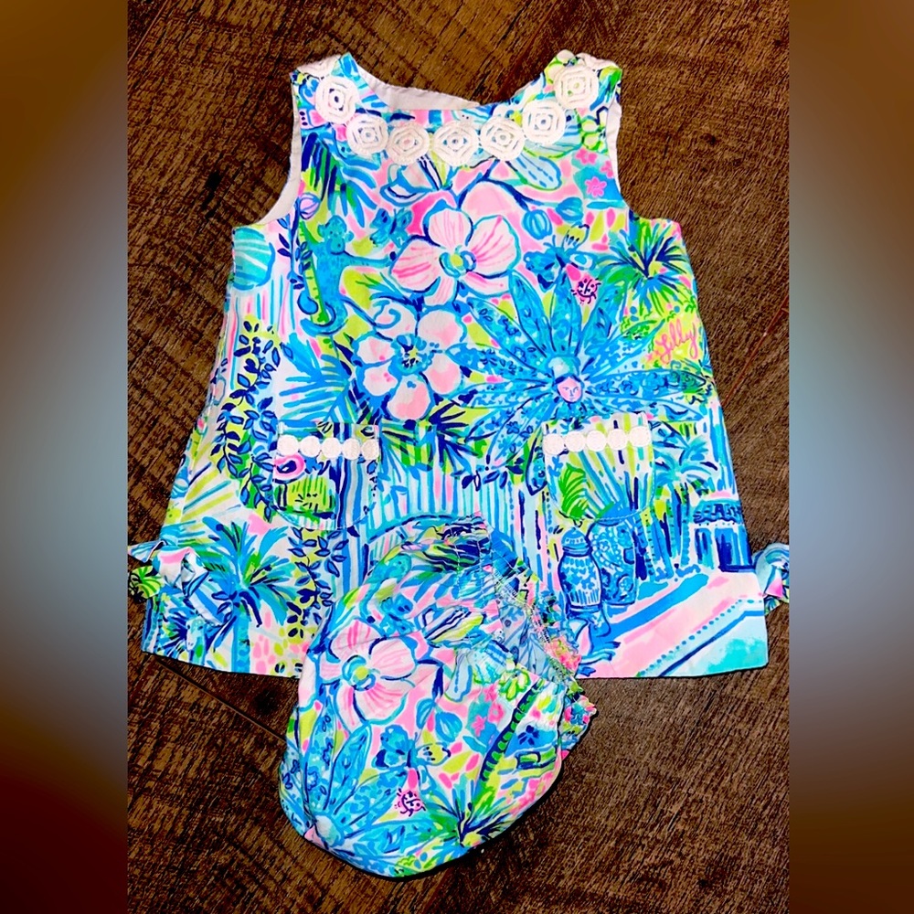 Lilly Pulitzer 6-12 months dress with bloomers